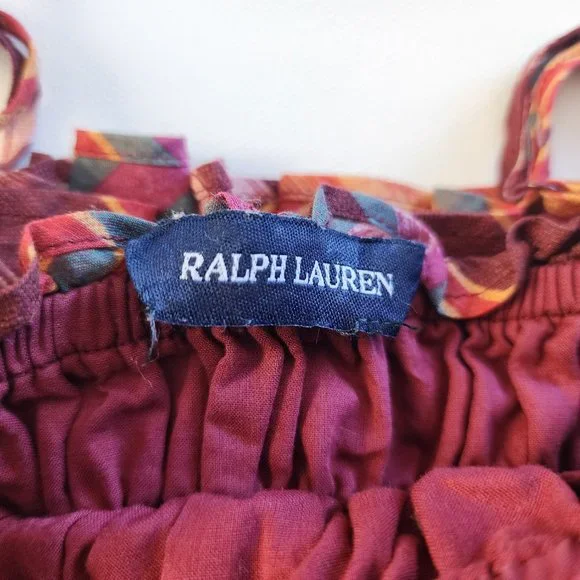 Ralph Lauren multi-color girls dress - Picture 9 of 9